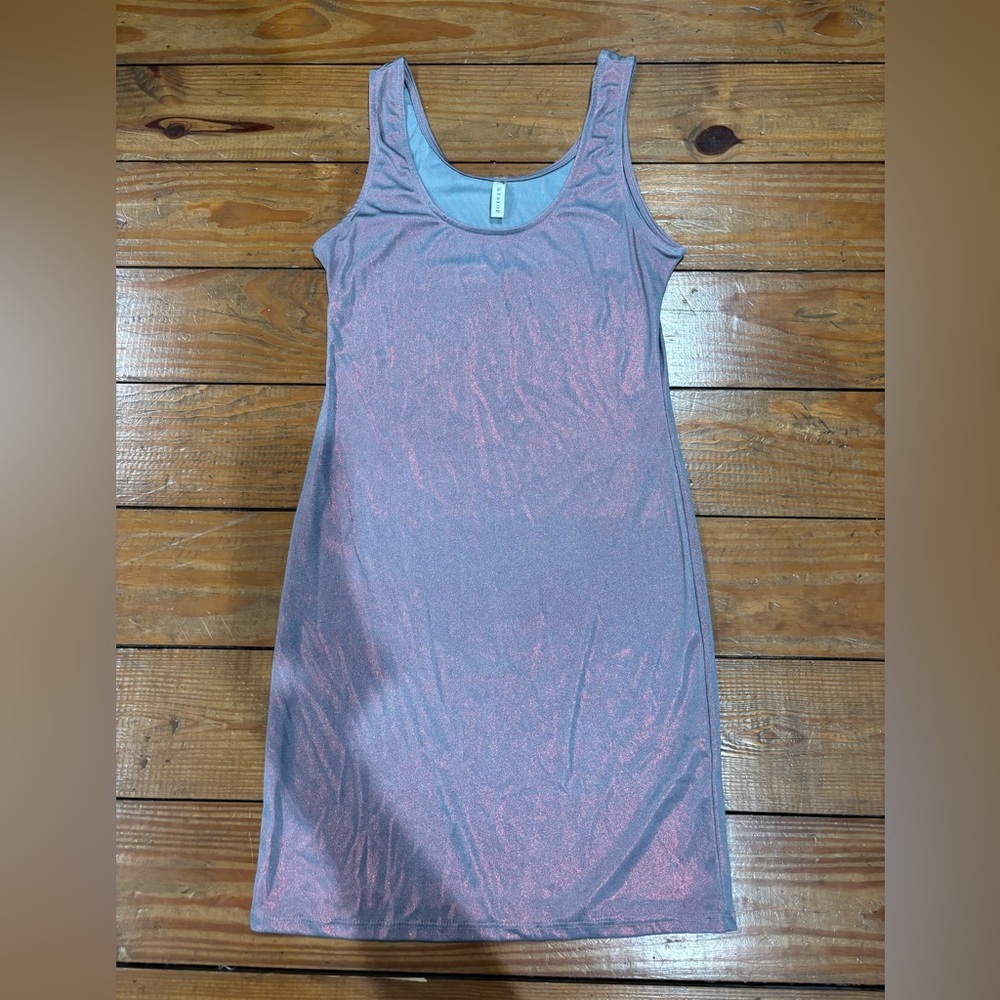 (599) +HYSSOP METALLIC DRESS
